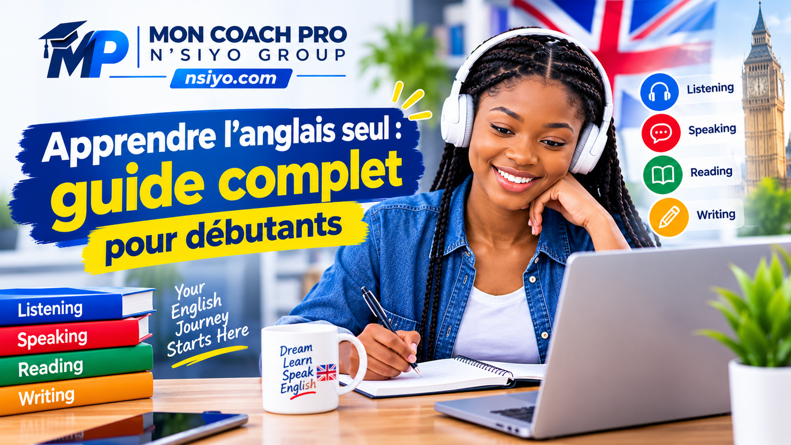 Apprendre l'anglais seul : guide complet pour débutants